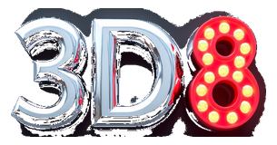 3d8 logo